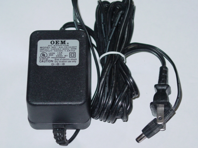 New AD-101A2DT AC Adapter 10V 1.2A 1200mA AD101A2DT