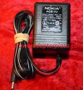 NEW 5V 250mA NOKIA ACS-1U Phone charger Center Positive AC Adapter