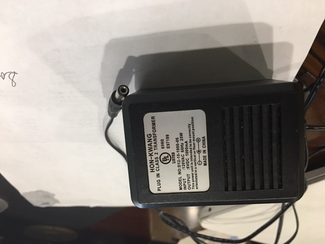 6VDC 1000mA AC ADAPTERF FOR Hon-Kwang D12-10-1000-06 Plug in CLASS 2 TRANSFORMER