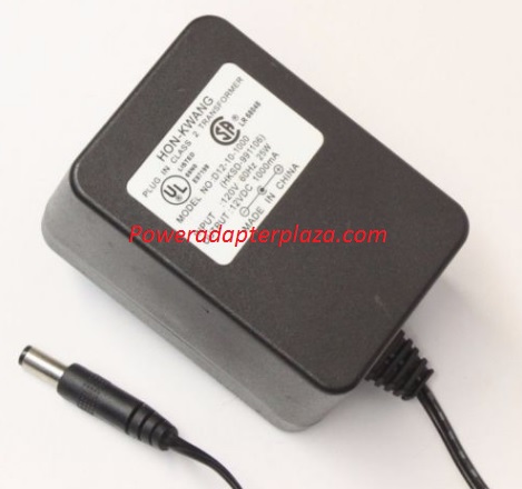 NEW 15V 800mA Hon Kwang Plug In Class 2 D12-10-1000-04 Power Supply AC Adapter