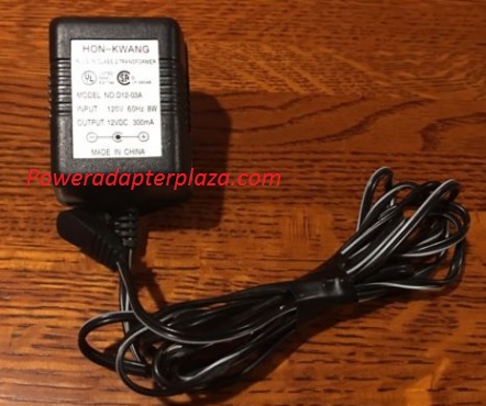 NEW 12V 300mA D12-03A AC DC CLASS 2 POWER SUPPLY ADAPTER