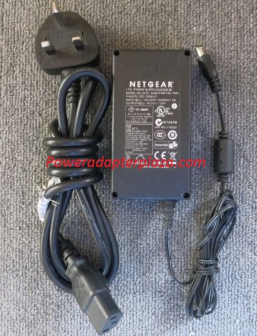 NEW 48V 1.25A 60W Netgear NU60-F480725-11NN 332-10290-01 Laptop AC Power Adapter