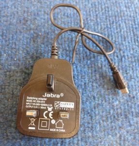 NEW 5V 180mA Jabra SSA-0518 US Plug Micro USB Bluetooth AC Power Adapter