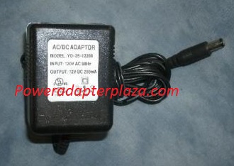 NEW 12V 200mA YD YD-35-12200 AC Adapter - Click Image to Close
