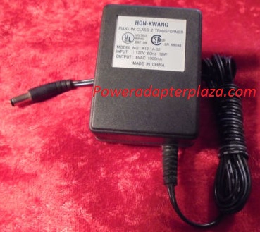 NEW 6V 1A Hon-Kwang A12-1A-02 AC Adapter CHARGER CHARGE CLASS 2 TRANSFORMER - Click Image to Close
