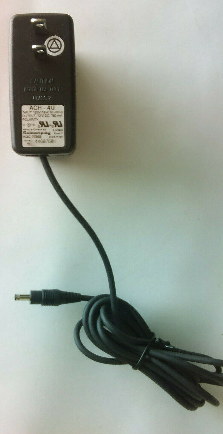 New 12V 760mA Salcompoy AHC-4U Power Supply AC Adapter Charger