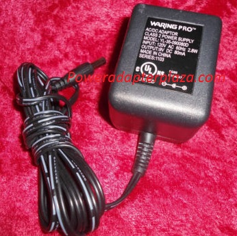 NEW 9V 80mA WARING PRO YL-35-090080D AC Adaptor Power Cord Cable Waring Pro Wine Opener