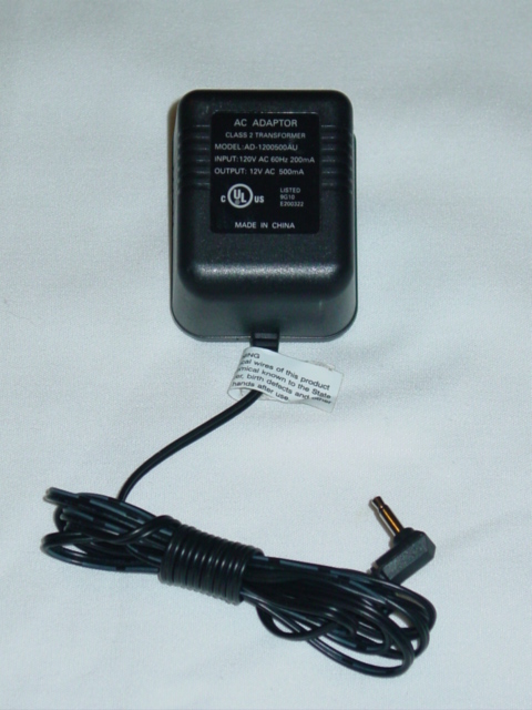 New AD-1200500AU AC Adapter 12VAC 500mA AD1200500AU