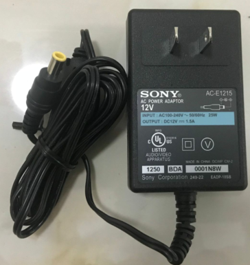 NEW SONY 12V 1.5A AC-E1215 AC Adapter