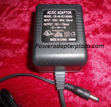 NEW 12V 750mA DE-48- DC1200850 Ac Adaptor