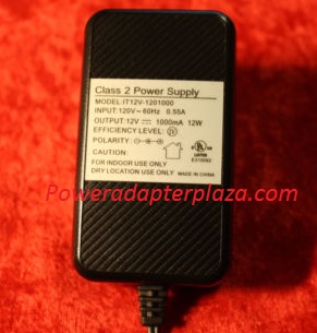 NEW 12V 1A HOMEDICS IT12V-1201000 AC Adapter