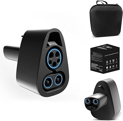 CCS Adapter Compatible Tesla Model 3/Y/X/S,with Charger Up DC 500V/250KW Max(The Voltage Cannot Exce