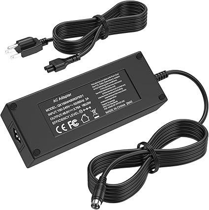 48V 3.75A 4-Pin Charger Replacement Compatible with Swann NVR16-8580 16 Ch 4k Network Video Recorder
