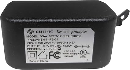 Original Replacement 9V AC/DC Adapter for AT&T IFWA40 Wireless Internet Router Hotspot Modem Brand