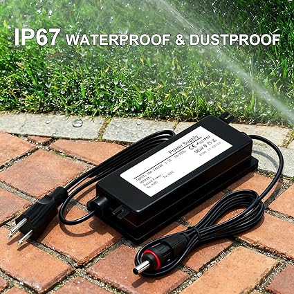 36V Waterproof Power Supply for Govee Permanent Outdoor Lights,Compatible with Govee H705D H705E H70