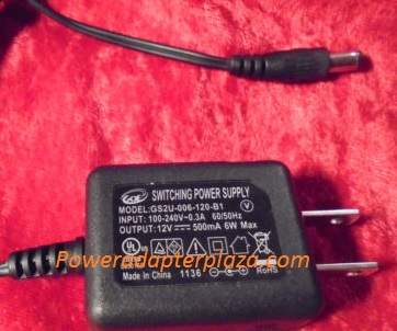 NEW 12V 500mA GOE GS2U-006-120-B1 AC Adapter Switching Power Supply