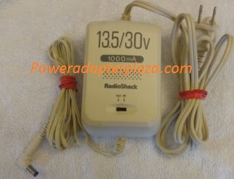 NEW 13.5V or 30V DC 1000mA 1A 5.5 x 2.1mm RadioShack 273-1668 AC Power Adapter