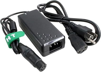 XLR 4 Pin Power Supply Adapter for Sony F55 Venice Canon C500 MKII Panasonic Zaxcom Fusion Camera Mo