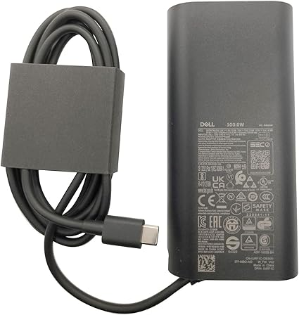 Dell Laptop Charger 100W Watt USB Type C Thunderbolt 3 AC Power Adapter DA100PM220 LA100PM220 HA100P