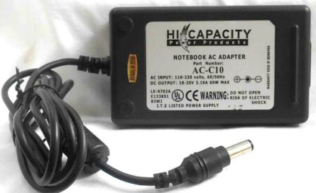 New Original 18-20V 3.16A Hi Capacity AC-C10 Notebook AC Adapter Charger