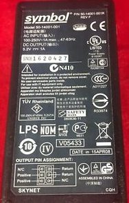 New Original 5.2V 1A SYMBOL 50-14001-001 AC Power Adapter